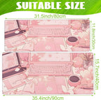 Large Gaming Mouse Pad for Desk, Kawaii Anime Desktop Desk Pad, Extended Big - Image 2