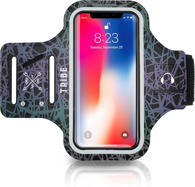 TRIBE Water Resistant Cell Phone Armband Case Running Holder by Tribe