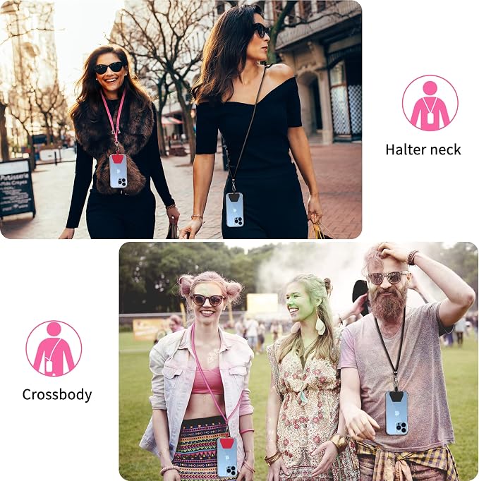 CACOE Phone Lanyard 2 Pcs-2 Pcs Adjustable Neck Strap, Universal Crossbody - Image 8