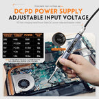 FNIRSI Soldering Iron Kit, DC/PD Mini Digital Soldering Iron, 180-780℉ Fast - Image 3