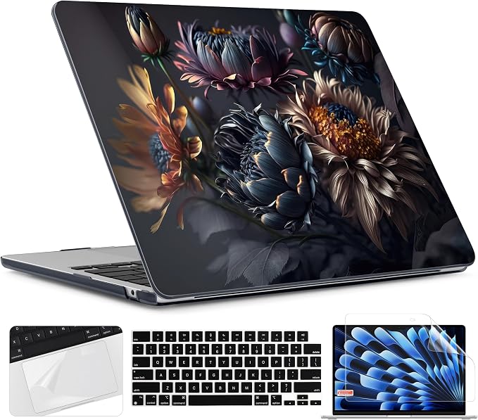 TWOLSKOO for M4 MacBook Air 13.6 inch Case 2025-2022 Release M4 A3240 M3 A3113 by TWOLSKOO