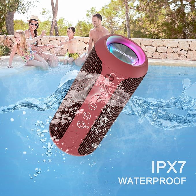 Ortizan X10 Portable Bluetooth Speaker, 24W Stereo Sound, IPX7 Waterproof - Image 8