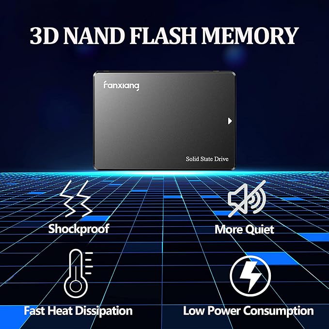 S101 128GB SSD SATA III 6Gb/s 2.5" Internal Solid State Drive, Read Speed up to - Image 2