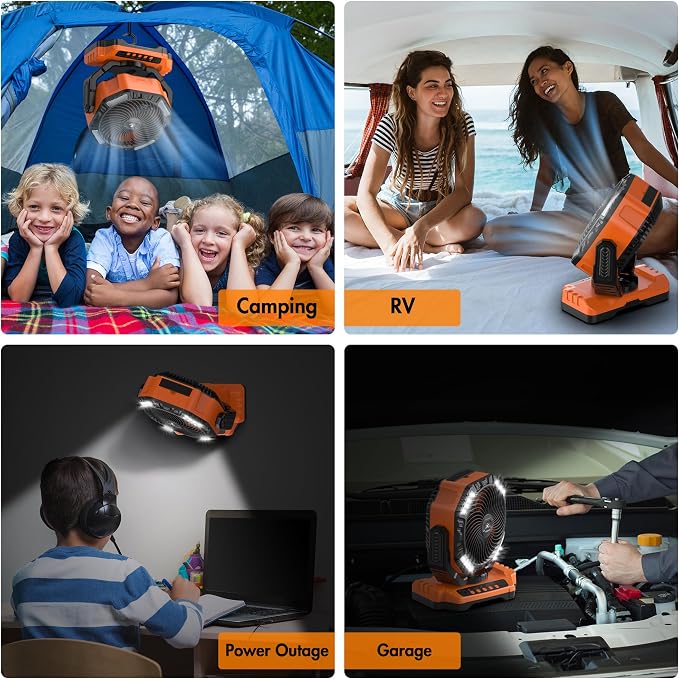40000mAh Battery Powered Camping Fan - Image 8