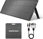 200W Portable Solar Panels, Foldable Solar Panel, IP68 Waterproof & Durable Up by SOKIOVOLA