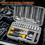 Hi-Spec 78pc Multi Screw Driver Bit Set and 1/4 inch Socket Set - Image 7