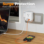 USB Charger Block, TESSAN Outlet Extender Surge Protector - Image 4