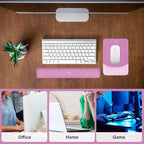 MOSISO Wrist Rest Support for Mouse Pad&Keyboard Set, Rectangular Ergonomic - Image 6