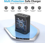 40W USB C Charger Block, 4 USBC Ports, Type C Wall Plug USB-C Fast Charging - Image 2