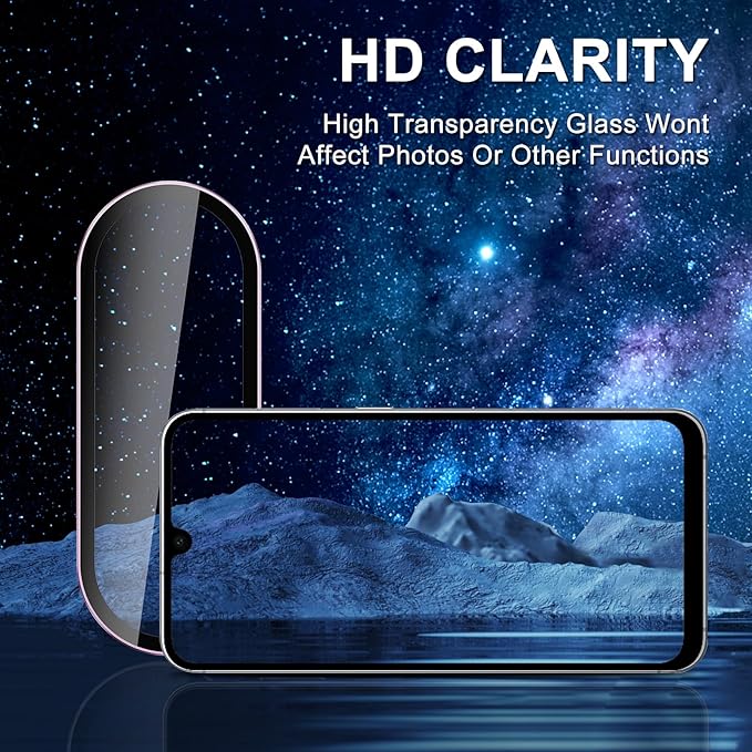 for Samsung Galaxy A36/A56 Camera Lens Protector, Individual Metal Ring - Image 4