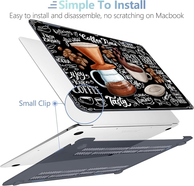 MEEgoodo for MacBook Air 13 inch Case 2021 2020 2019 2018 Released A2337 M1 - Image 4