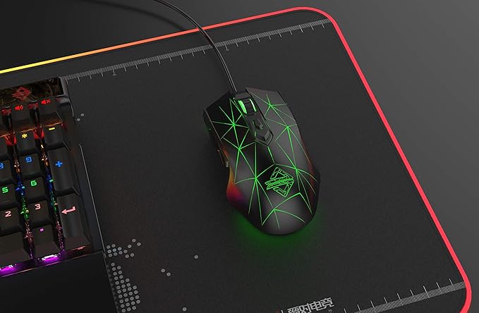 FIRSTBLOOD ONLY GAME. AJ52 Watcher RGB Gaming Mouse, Programmable 7 Buttons - Image 7