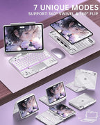 Intermerge Clear Keyboard Case for iPad Air 13" & Pro 12.9" - Image 3