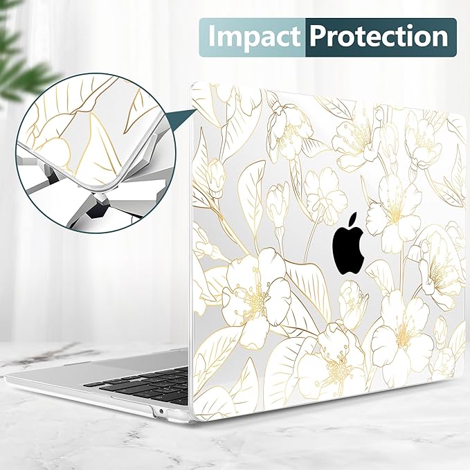 TWOLSKOO Compatible with M4 MacBook Air 15 inch Case 2025-2023 Released Model - Image 6