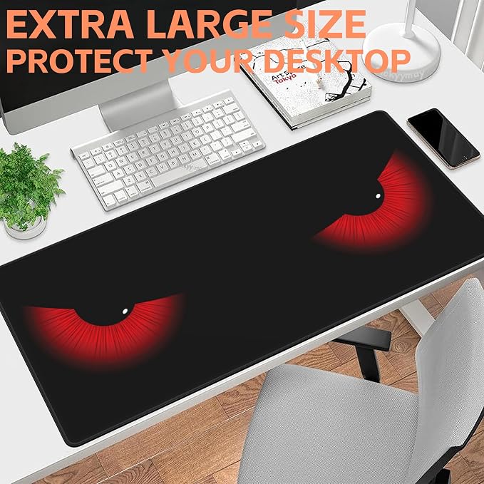 Mouse Pad Large Evil Eyes Non-Slip Game Desk Mat - Image 6