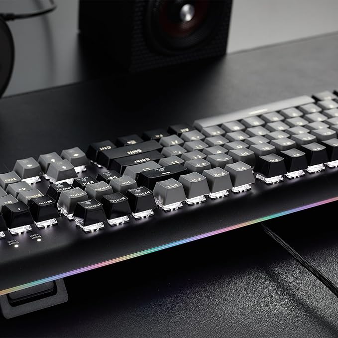Hexgears GK735 Wired Full Size Mechanical Keyboard, Aluminum Housing Built - Image 3