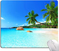 Mouse Pad, Square Beach Style Anti-Slip Rubber Mousepad by IMAYONDIA