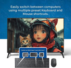 OREI 4x1 KVM HDMI Seamless Switch Multiviewer, Share Multiple Devices, Gaming - Image 4