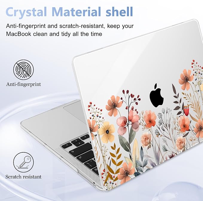 Case for MacBook Pro 13 inch with/Without Touch Bar, Hard Shell + Keyboard - Image 6