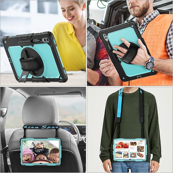 SEYMAC stock Case for Samsung Galaxy Tab S10 Ultra / S9 Ultra Tablet Case 14.6'' - Image 5