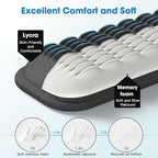 MEKASS Ergonomic Wrist Rest for Keyboard and Mouse, Soft Memory Foam Keyboard - Image 3