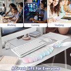 Cloud Wrist Rest Keyboard, Cloud Keyboard Wrist Pad Set - Image 6