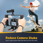 Zeadio Camera Video Rig Cage, Aluminum Filmmaking Movie Making Kit - Image 2