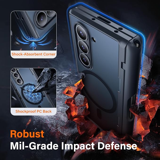 MOBOSI for Z Fold 6 Case with Privacy Screen Protector, Shockproof Phone Cover - Image 7