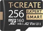 TEAMGROUP T-Create S.M.A.R.T A2 256GB Micro SDXC U3 V30 4K R/W Speed up to by TEAMGROUP