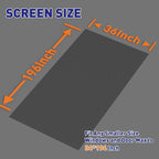 MAGZO Window Screen Replacement Mesh 36"W x 196"L - Image 2