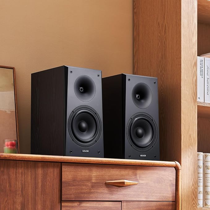 VEVOR Passive Bookshelf Speaker, Book Shelf Stereo Speakers - Image 8
