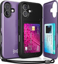 TORU CX Slim for iPhone 16 Case Wallet | Protective Shockproof Heavy Duty Cover by TORU