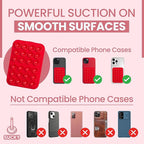 SUCKY Silicone Suction Phone Case Adhesive Octo Cup Buddy Mount - Image 6