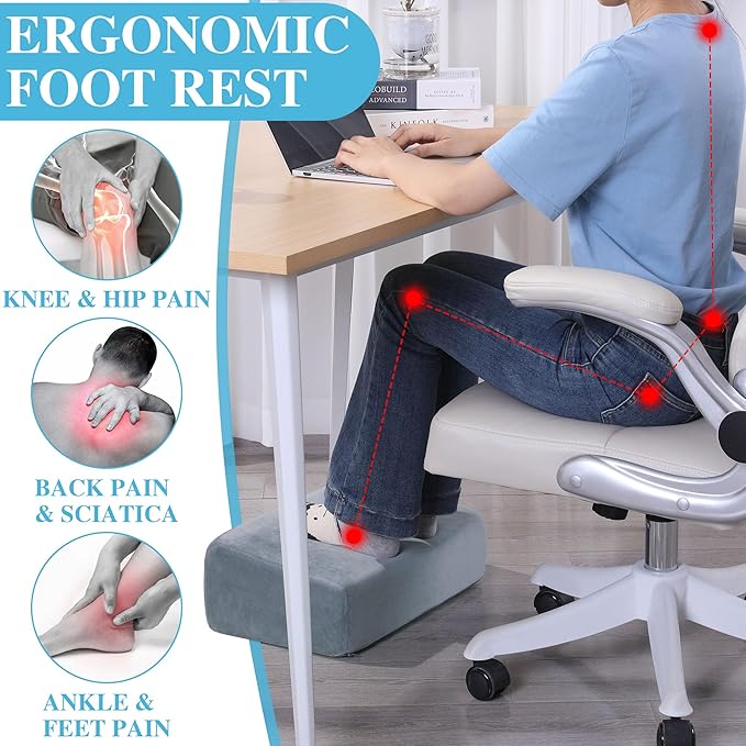 ROYALAY Adjustable Foot Rest Under Desk - Image 4
