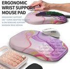 2-in-1 Ergonomic Set, Wave Keyboard Wrist Rest and Massage Slope Mouse Pad - Image 3