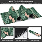 Tropical Plants and Leaves Desk Mat, Large Tropical Palm Leaves Gaming Keyboard - Image 3