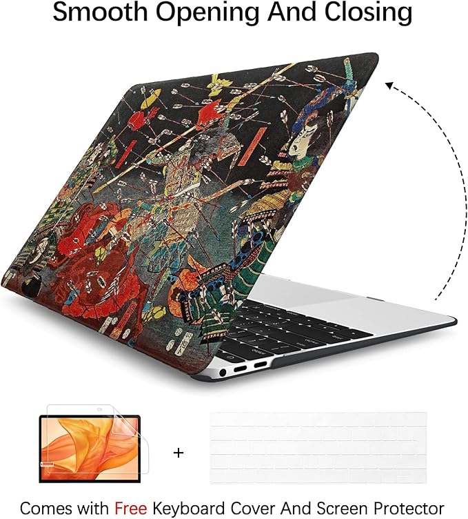 Berkin Arts Compatible with MacBook Air 13 inch Cover, 2022-2018 Release - Image 3