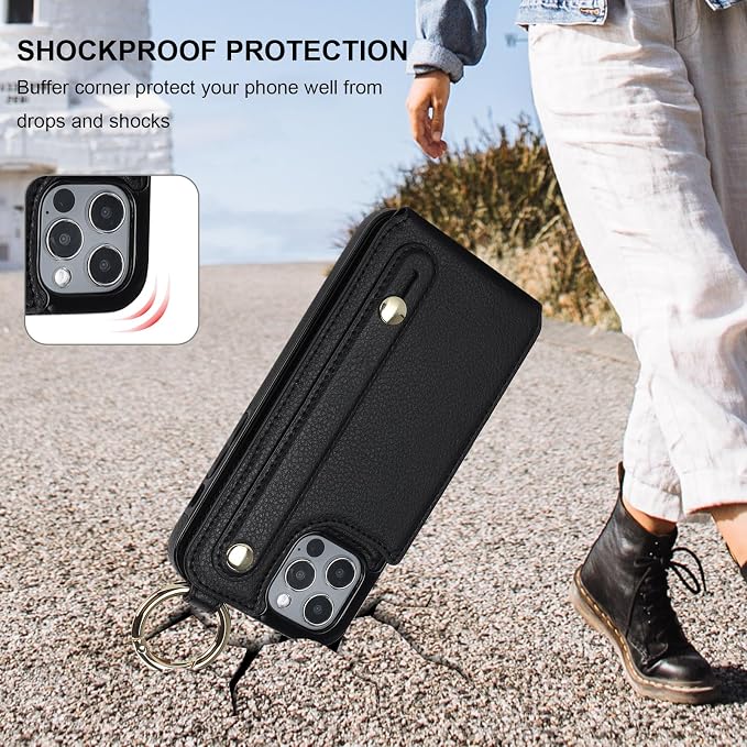 Folosu for iPhone 12/12 Pro Wallet Case - Image 7