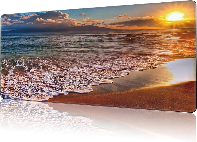 Mouse Pad Large Nice Sunset Non-Slip Game Desk Mat by NIYLYNSYN