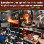 -58℉~3272℉ Infrared Thermometer IR Gun, High-Temp Digital Temperature Gun - Image 4