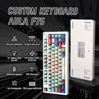 Aula F75 Wireless Mechanical Keyboard, Creamy Keyboard - Image 2
