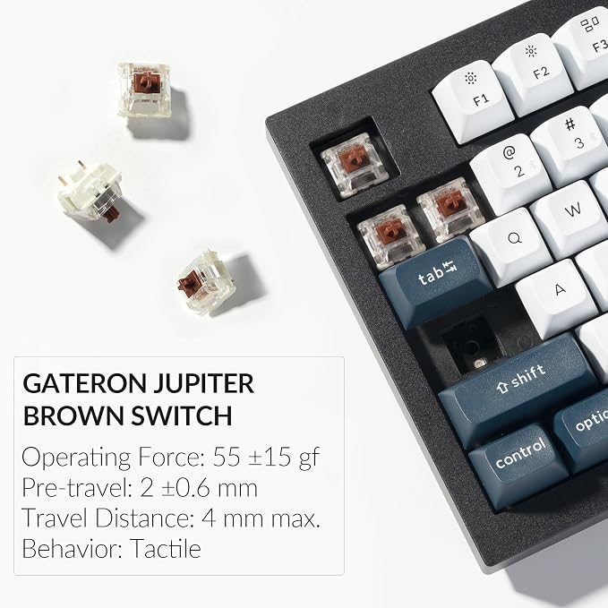 Keychron Q5 Max Wireless Custom Mechanical Keyboard, 2.4 GHz Bluetooth QMK Full - Image 8