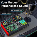 Podcast Microphone Bundle with Live Sound Board Audio Mixer, Podcast Equipment - Image 3