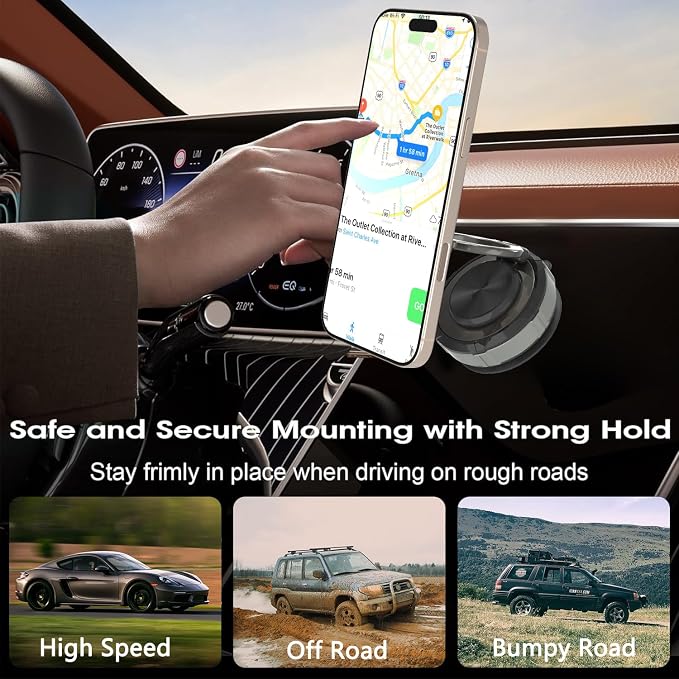 Phone Holders for Your Car Phone Holder Mount for MagSafe 360° Adjustable - Image 5