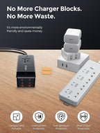 200W Power Station, 7-in-1 GaN Fasting Charging Station USB C Charger Power - Image 5