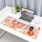 Pink Flower Large Mouse Pad Extended Gaming Mousepad 31.5 x 11.8 Inch - Image 8