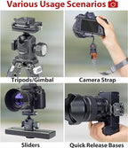 Camera Quick Release Plate Metal Anti-Deviation Universal Base Quick Release - Image 6