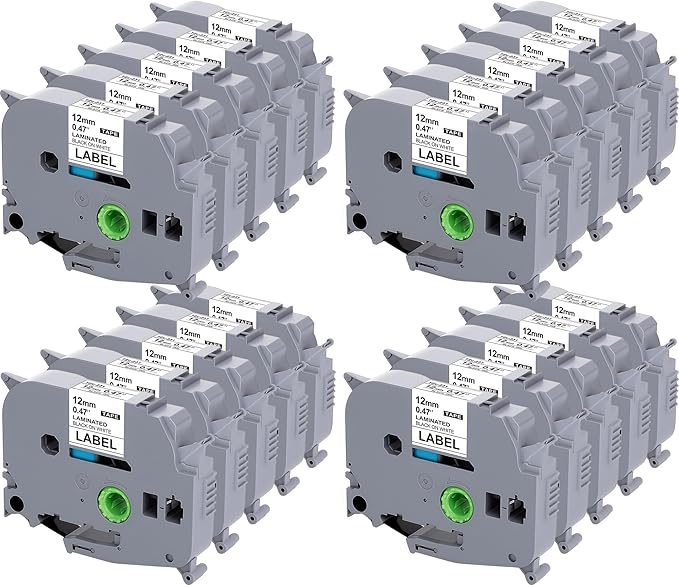 Weemay 1/2" Label Maker Refills Compatible by WEEMAY