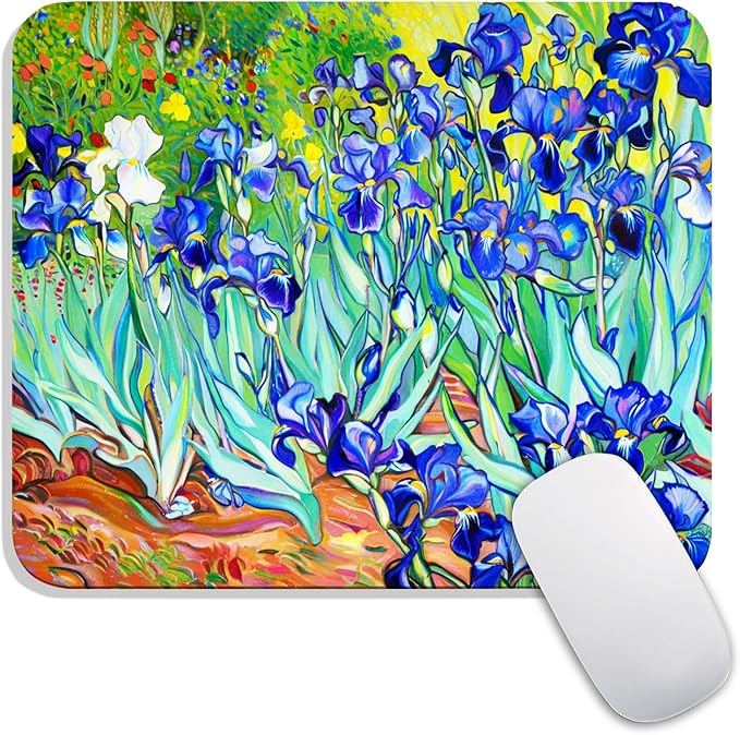 Square Mouse Pad Lrises, Personalized Premium-Textured Custom Mouse Mat Design by Armanza