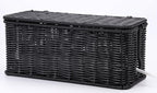 Handmade Cable Management Box, Imitation Rattan Cord Organizer Cord Hider Box by ZhiYo